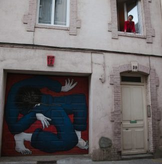Street Art Rue des Garages, graff Ella et Pitr