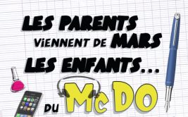 Spectacle au KFT Les parents viennent de Mars et les enfants du macdo - Chez papa