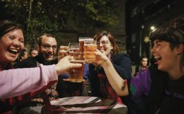 Ambiance rugby en ville