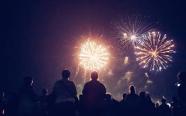 Feu d'artifice/Concert et bal au parc Nelson Mandela