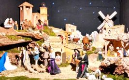 Crèche provençale animée