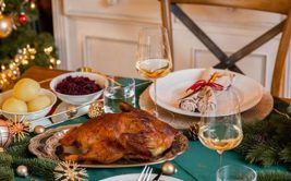 Menu de Fête à la Ferme auberge La Petite Poule Rousse