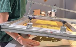 Estampille, Screen printing workshop