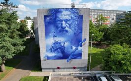Fresque de l'artiste AERO