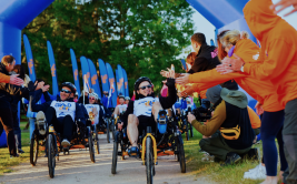 Départ du Grand Défi, Raid handi-valide