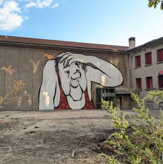 Ca se mange sans fin - Fresque Ella et Pitr
