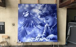Fresque de l'artiste AERO