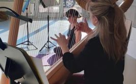 Yoga au son de la grande harpe