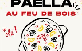 Paëlla au feu de bois au Carré des Animaux