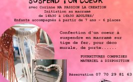 Atelier "Suspend ton coeur"