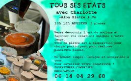 Atelier "Le plâtre dans tous ses états"