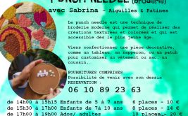 Atelier Punch Needle - Broderie