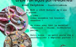 Atelier "Crée ton bijou porte-bonheur"