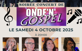Soirée concert de Onde'n' gospel