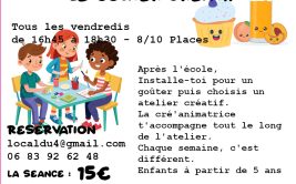 Les goûters créatifs du Local du 4