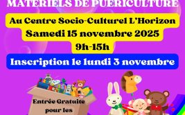 Bourse aux jouets & Matériel de puériculture