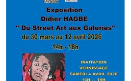 Exposition Didier Hagbe - Du Street Art aux Galeries