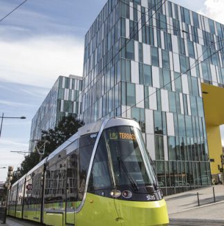 Le tram et la Grand'Rue