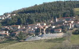 Village de la Valla-en-Gier et le Saut du Gier