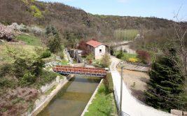 Rocher percé et ancien canal de Givors