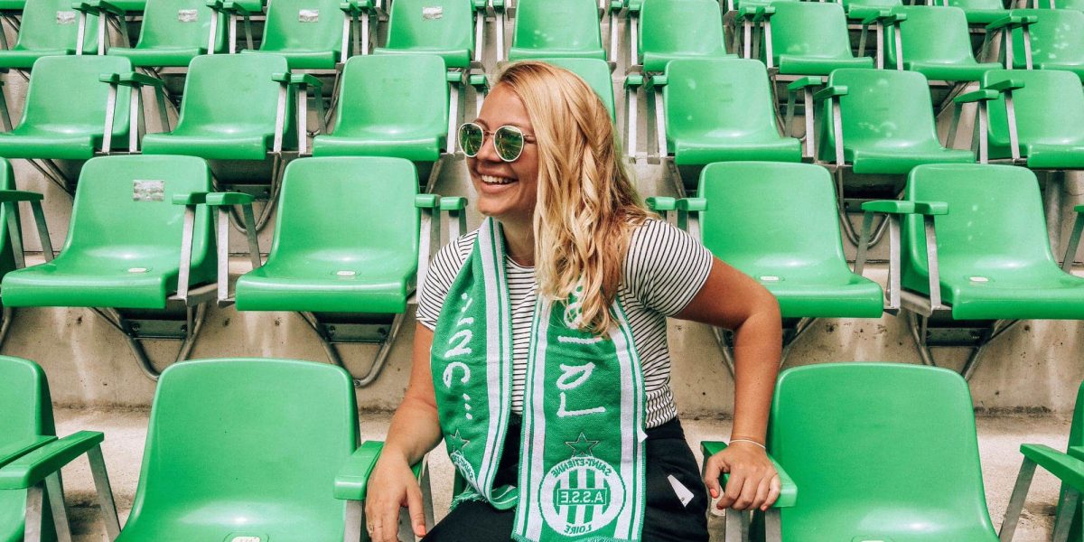 Les Pauline Gradins stade Geoffroy Guichard